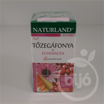 Naturland gyümölcstea tőzegáfonya-echinacea 20x2g 40 g